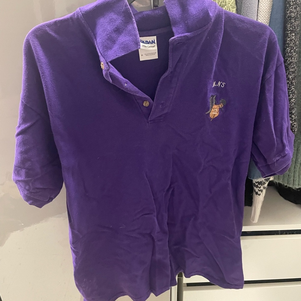 Gildan Kids Polo Shirt in Rich Purple